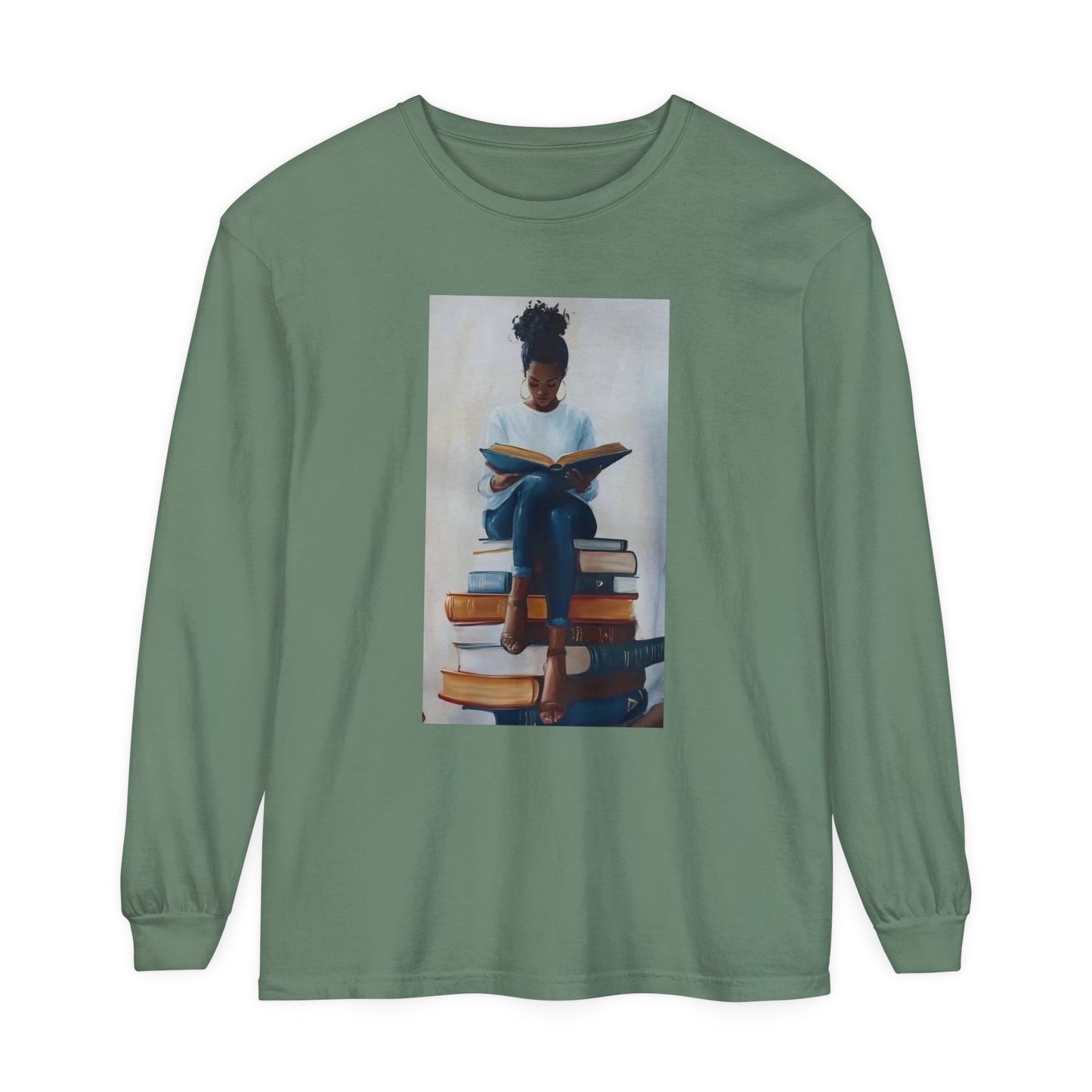 Unisex Garment-dyed Long Sleeve T-Shirt