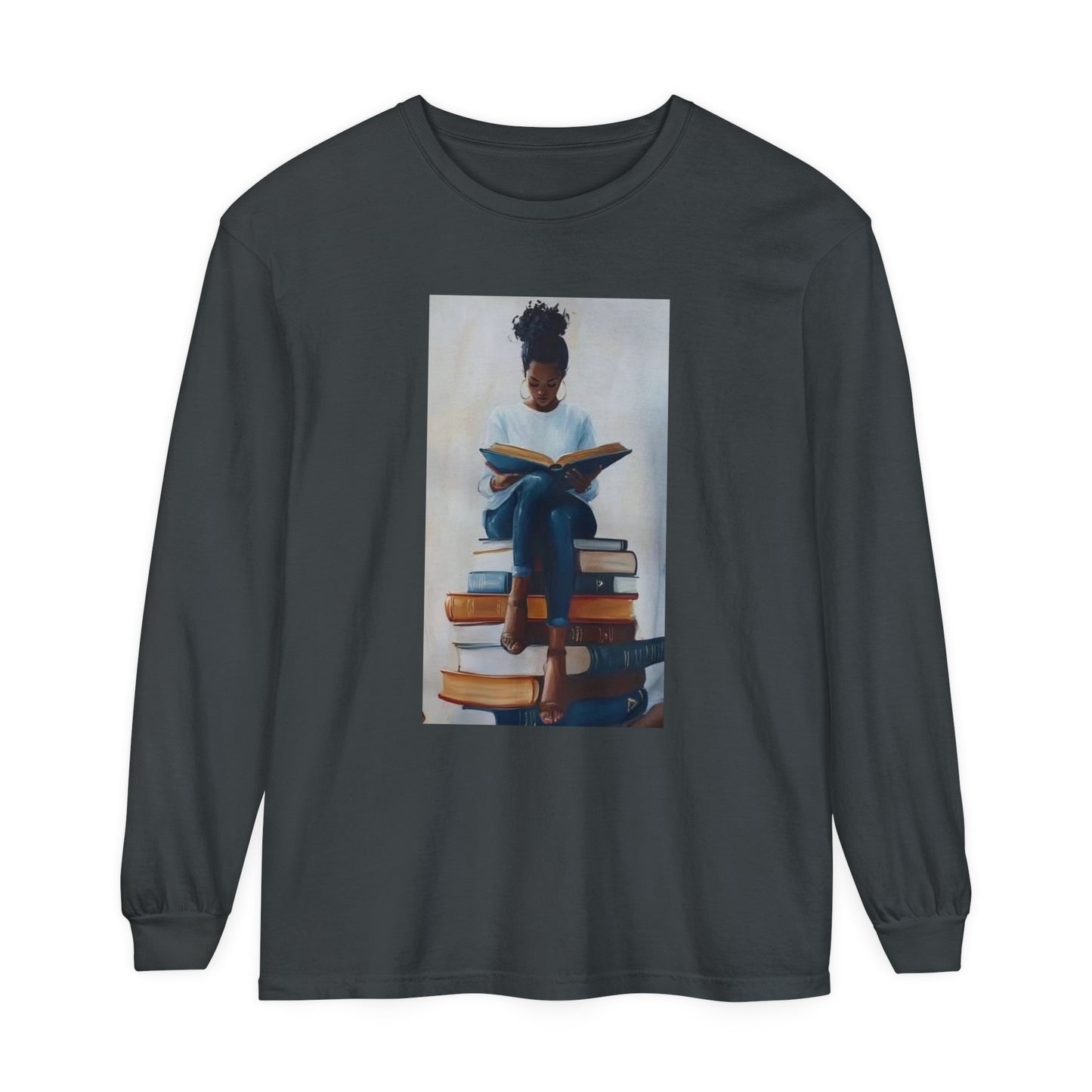 Unisex Garment-dyed Long Sleeve T-Shirt