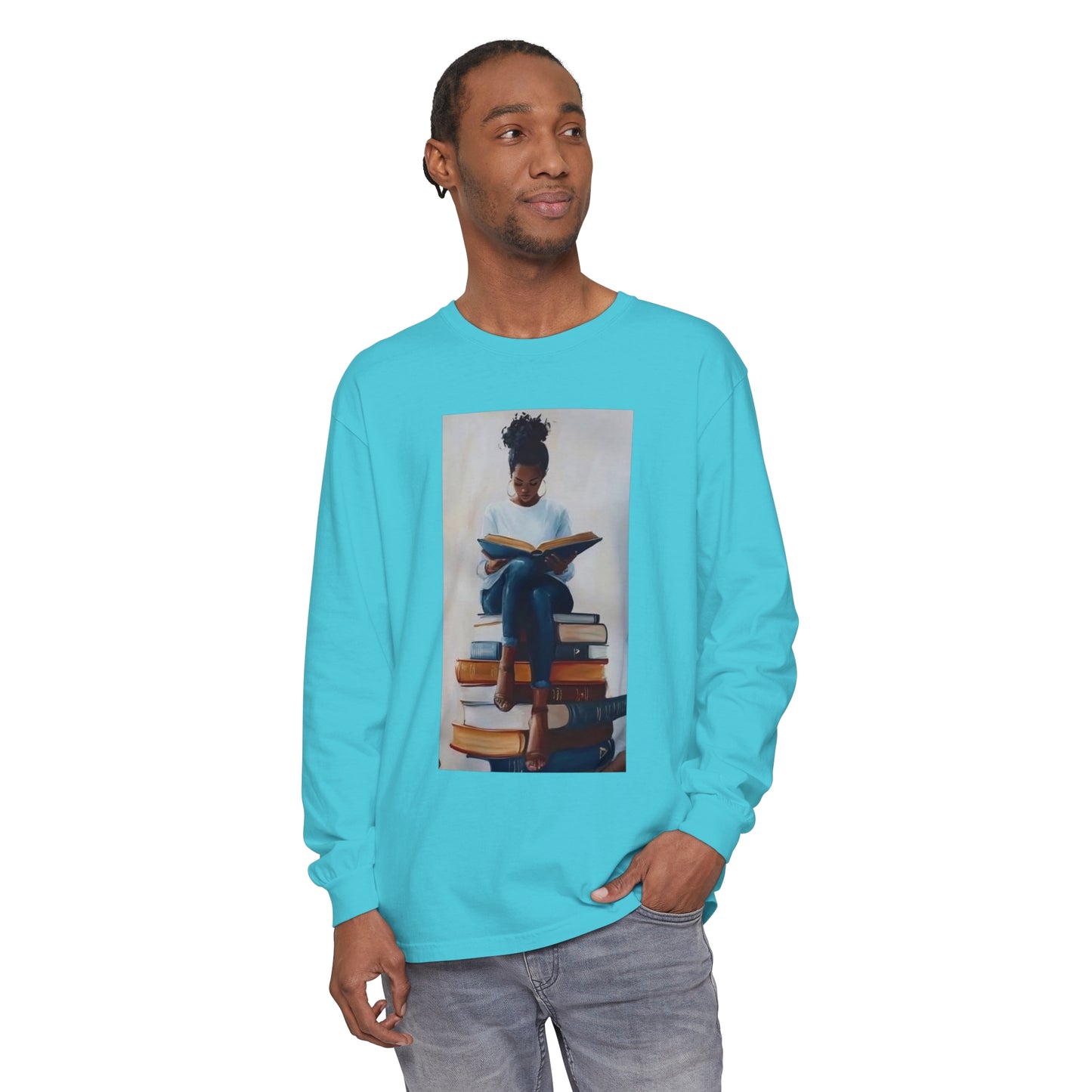 Unisex Garment-dyed Long Sleeve T-Shirt