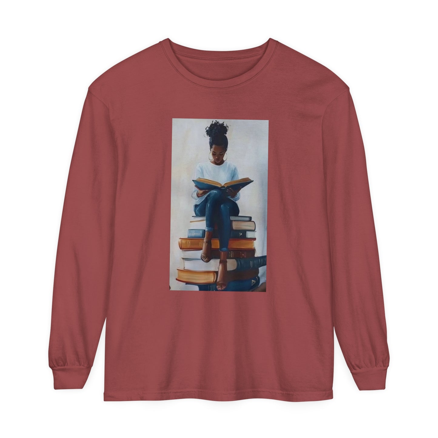 Unisex Garment-dyed Long Sleeve T-Shirt