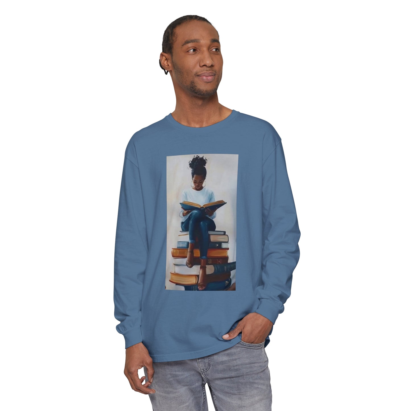 Unisex Garment-dyed Long Sleeve T-Shirt