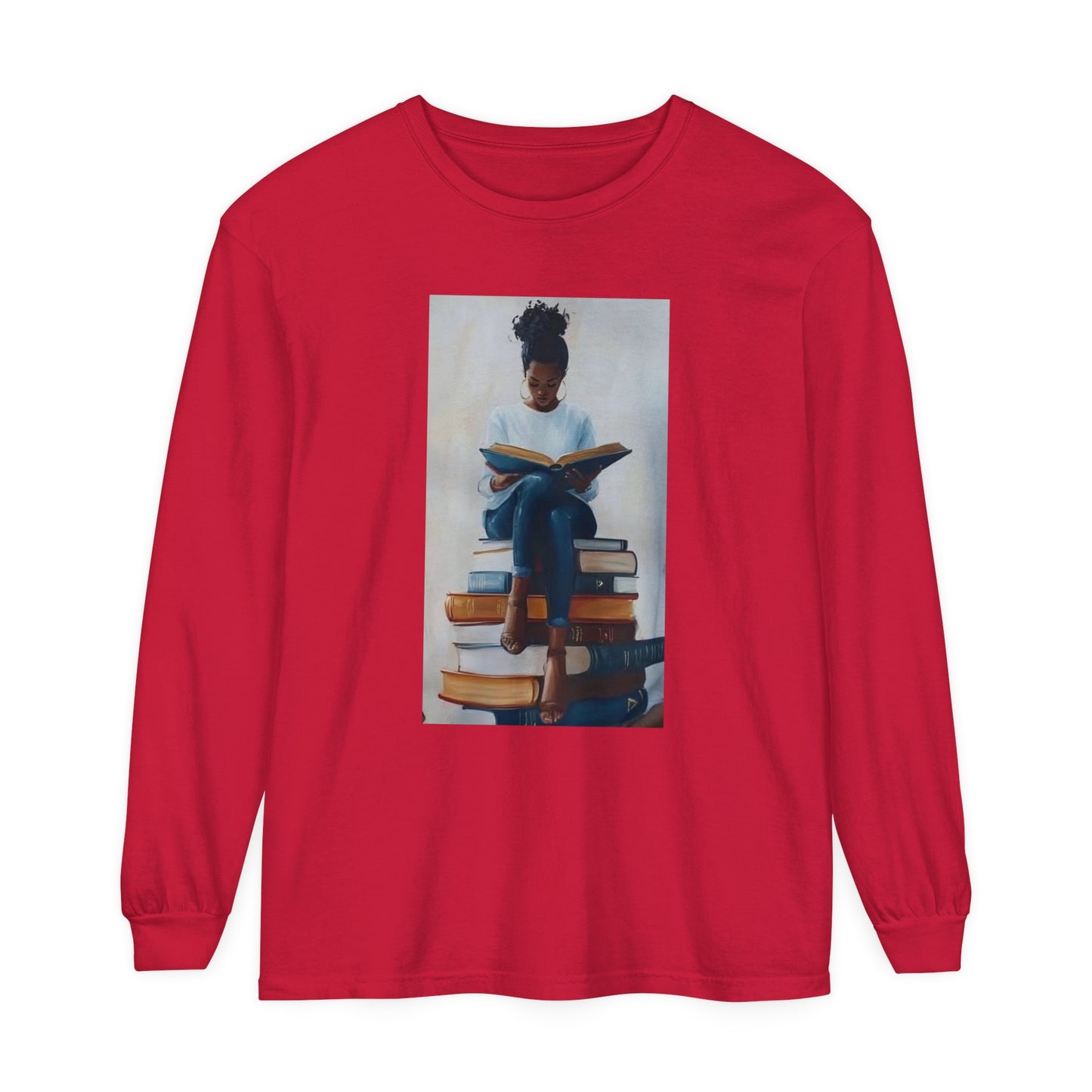 Unisex Garment-dyed Long Sleeve T-Shirt
