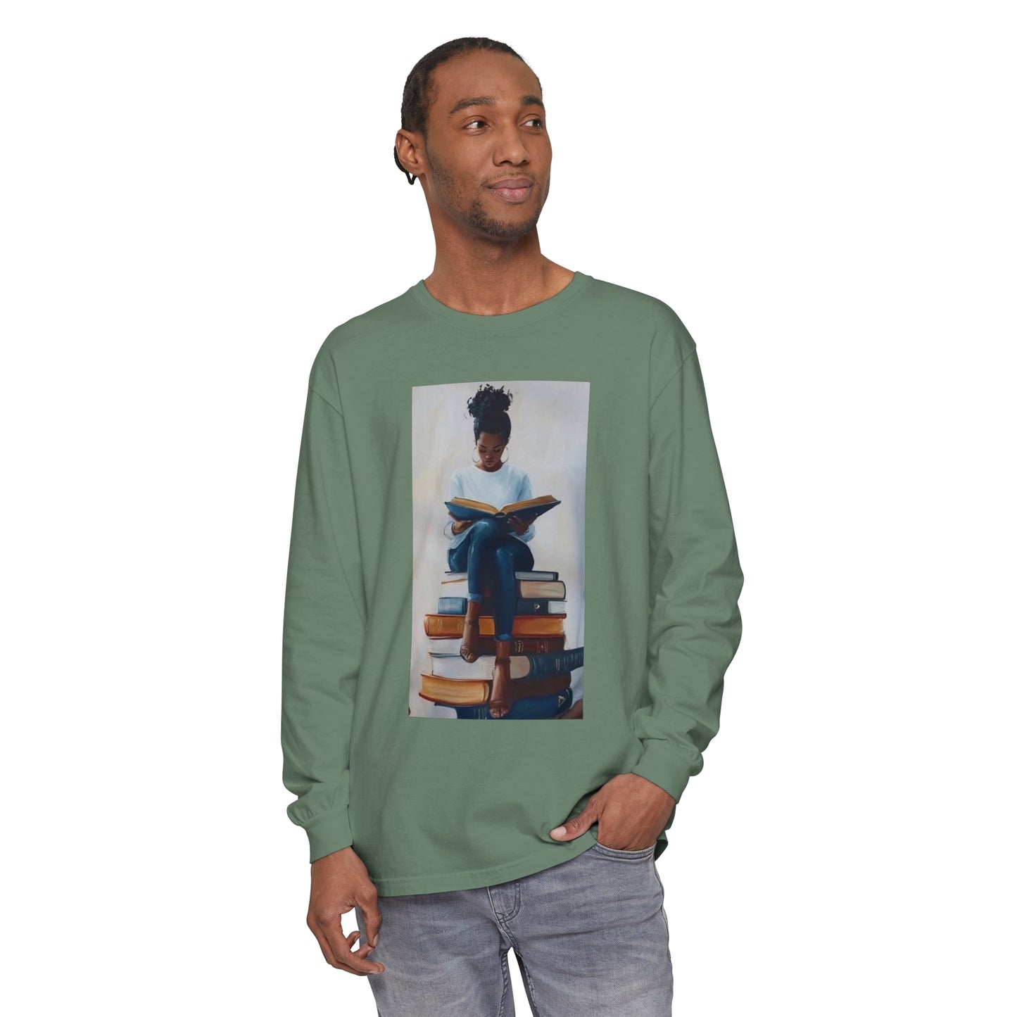 Unisex Garment-dyed Long Sleeve T-Shirt