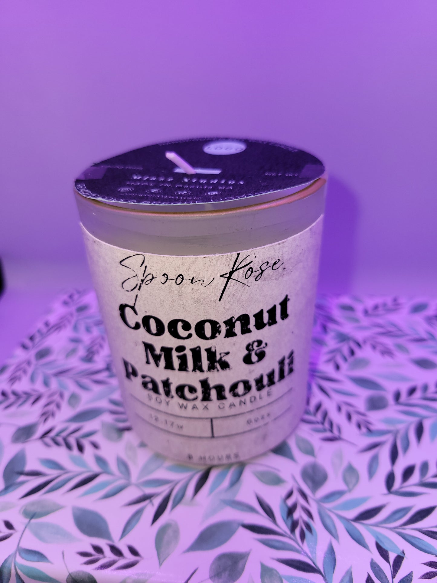 Coconut Milk and patchouli