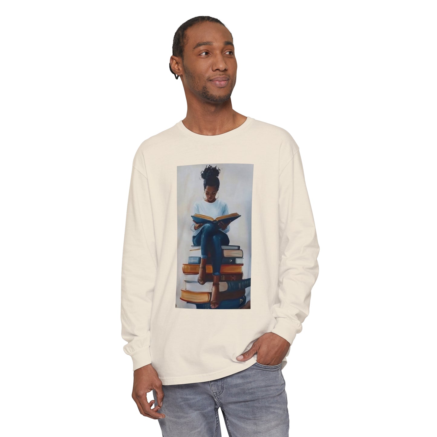 Unisex Garment-dyed Long Sleeve T-Shirt