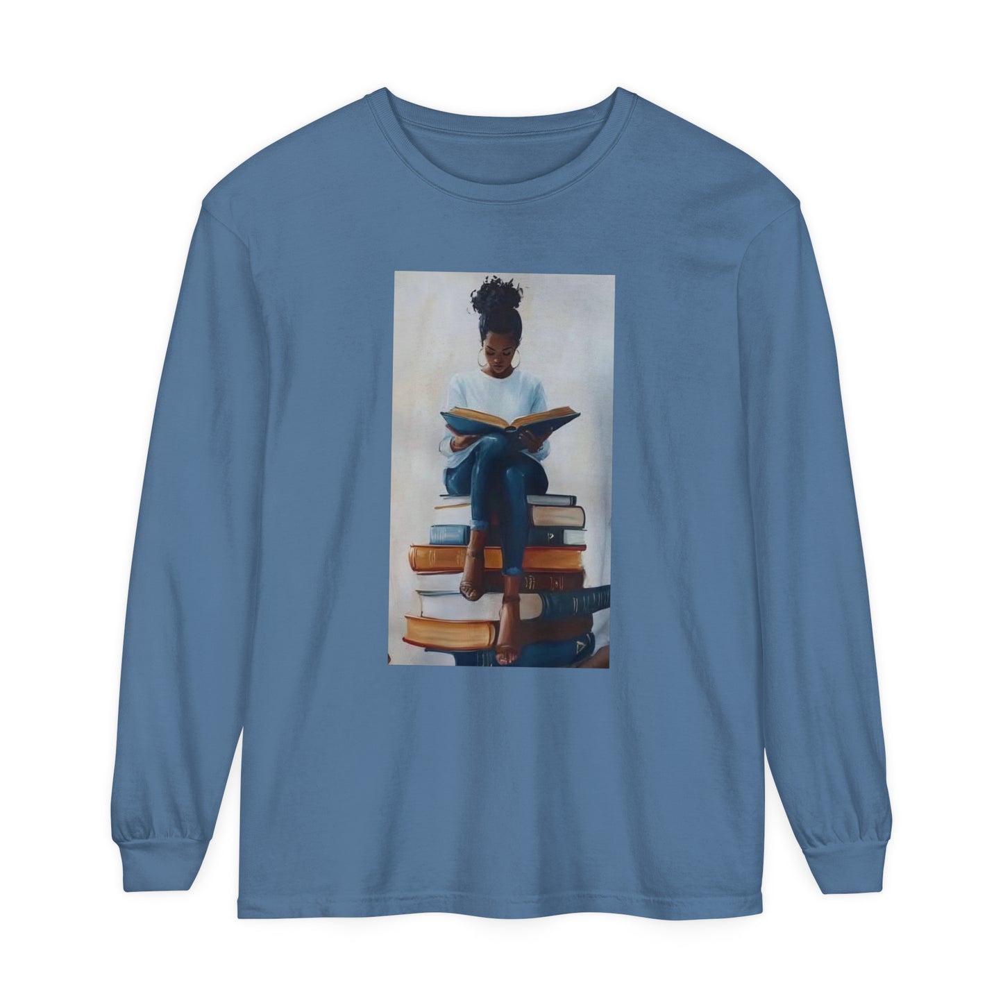 Unisex Garment-dyed Long Sleeve T-Shirt