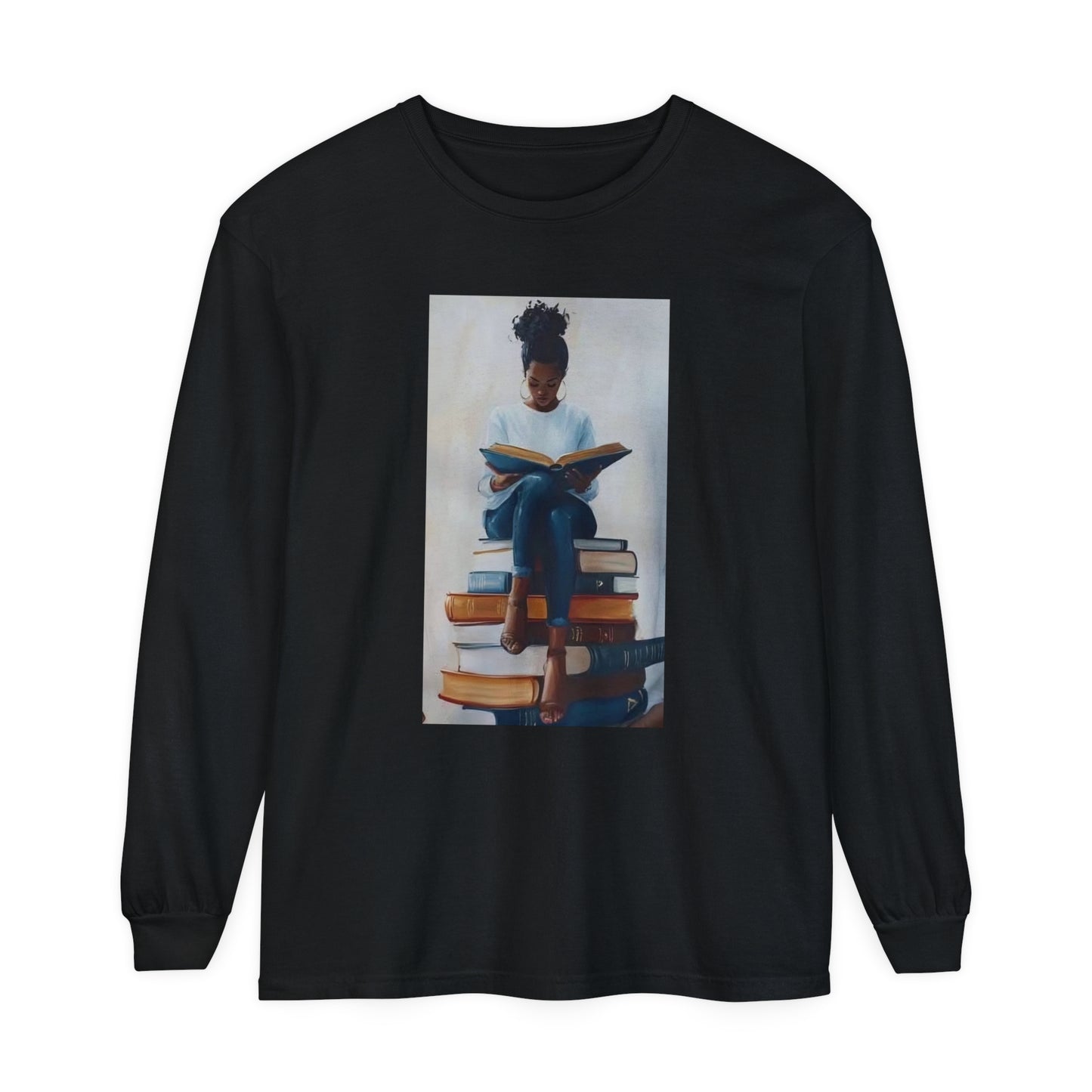 Unisex Garment-dyed Long Sleeve T-Shirt