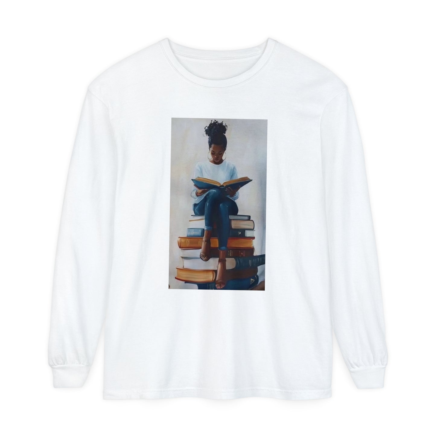 Unisex Garment-dyed Long Sleeve T-Shirt