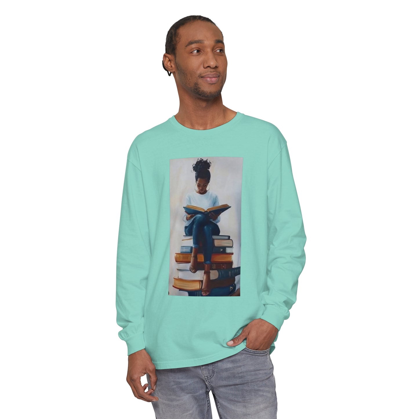 Unisex Garment-dyed Long Sleeve T-Shirt