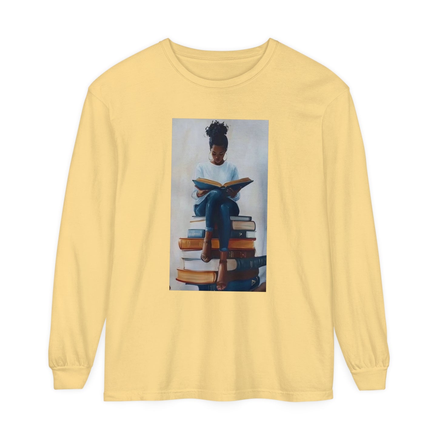 Unisex Garment-dyed Long Sleeve T-Shirt