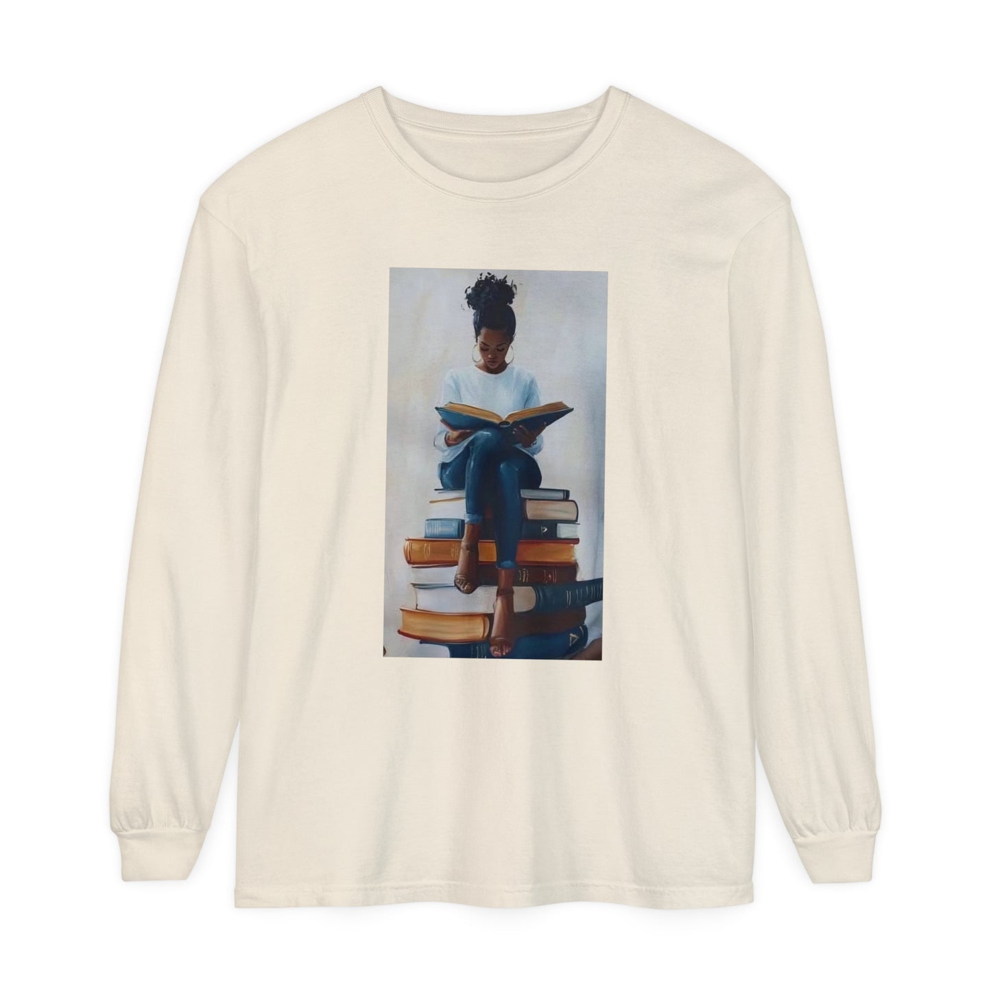 Unisex Garment-dyed Long Sleeve T-Shirt