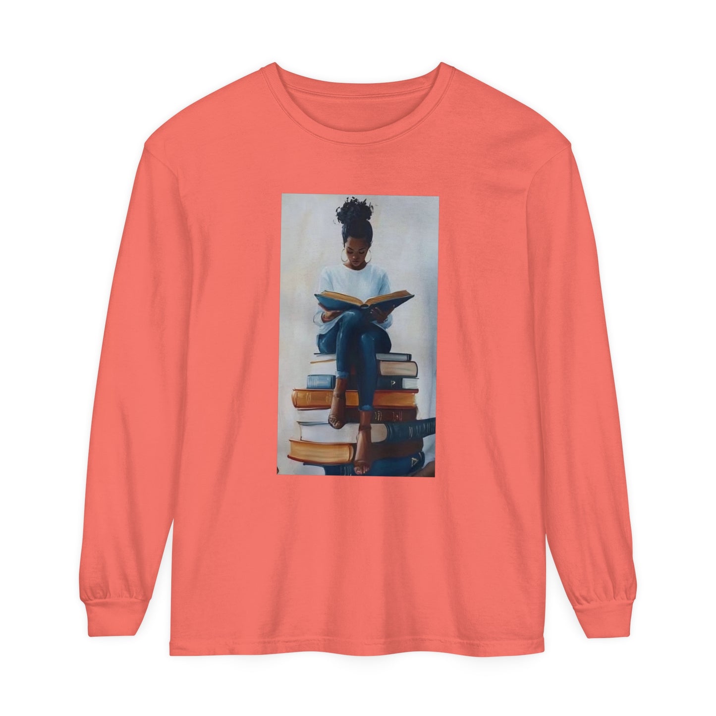 Unisex Garment-dyed Long Sleeve T-Shirt