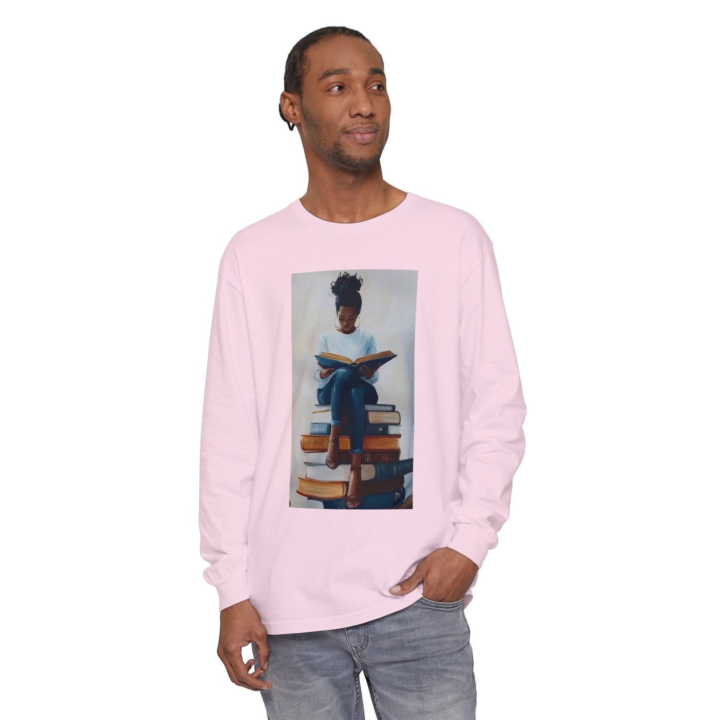 Unisex Garment-dyed Long Sleeve T-Shirt
