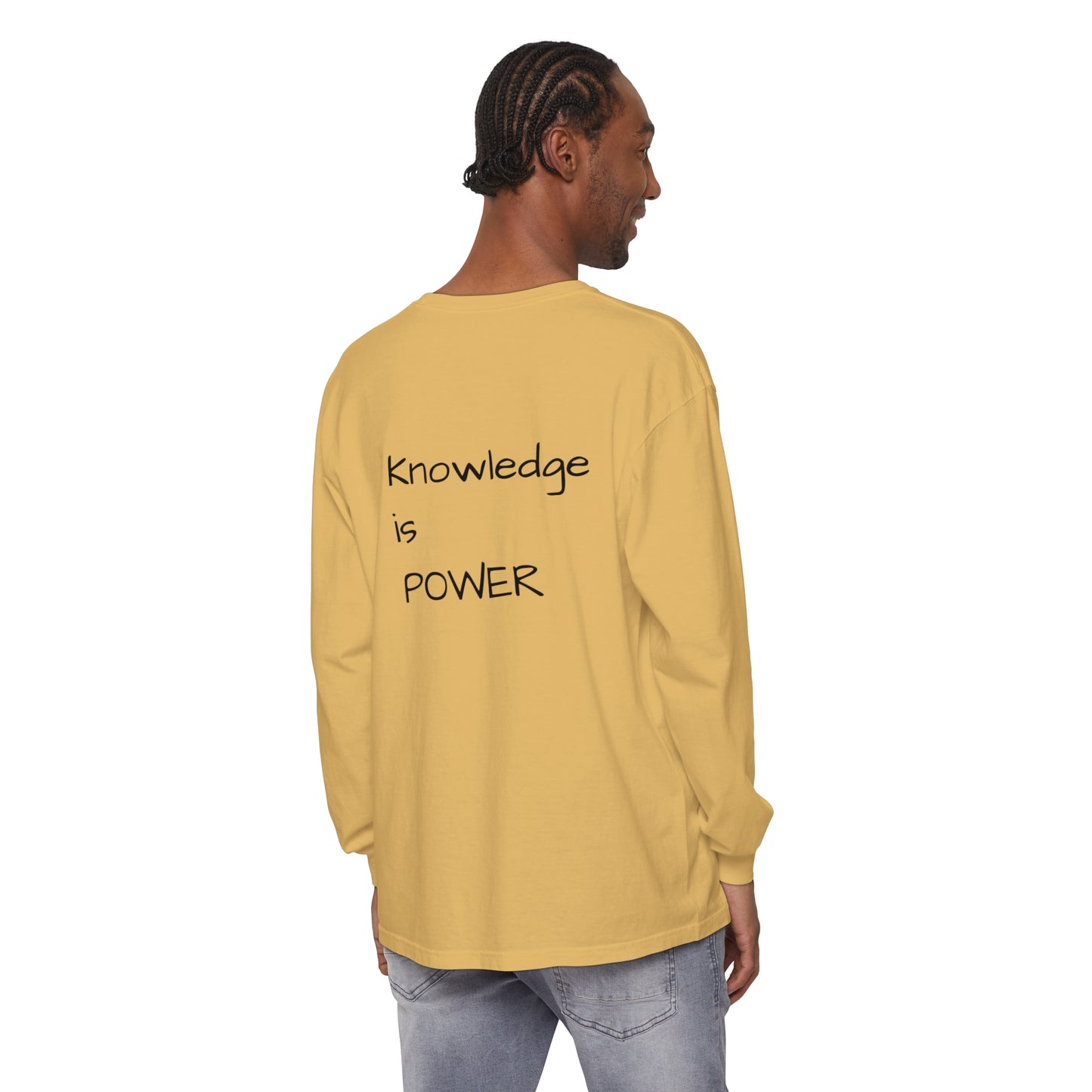Unisex Garment-dyed Long Sleeve T-Shirt