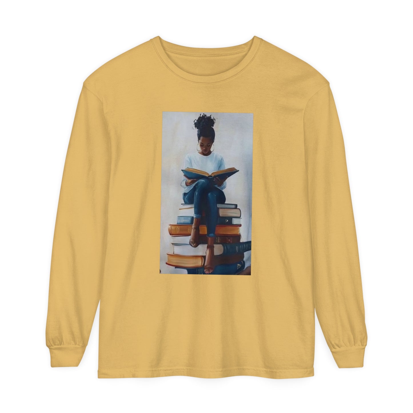 Unisex Garment-dyed Long Sleeve T-Shirt