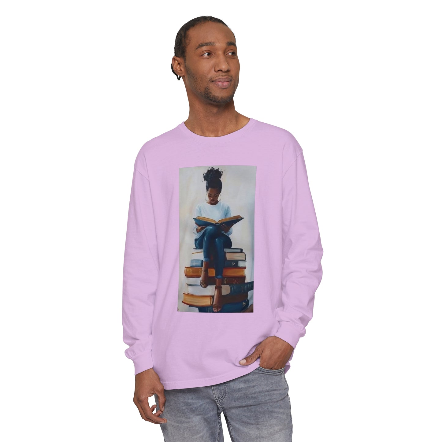 Unisex Garment-dyed Long Sleeve T-Shirt